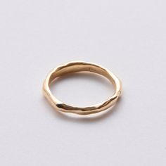 Wrap No.2 Gold Ring Dainty Wedding Band, Dainty Wedding Ring, Unisex Ring, 14k Gold Ring, Pantone Color, No. 2, Wedding Styles, Wedding Bands, Favorite Jewelry