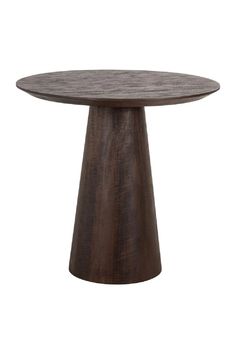 Wooden Pedestal Bistro Table | OROA Willow | Oroa.com Wooden Bistro Table, Pedestal Bistro Table, Wood Bistro Table, Deco Baroque, Wooden Pedestal, Big Room, Table Bistrot, Decorative Wall Sconces, Side Table With Storage