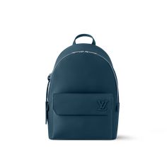 LOUIS VUITTON® - Takeoff Backpack - Bleu Atlantique Luxury Blue School Bag, Luxury Blue School Backpack, Luxury Backpack With Removable Pouch For Errands, Luxury Satchel Backpack For Errands, Luxury Blue Backpack For Everyday Use, Luxury Blue Backpack For Everyday, Luxury Blue Everyday Backpack, Luxury Blue Backpack Bag, Luxury Blue Backpack