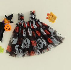 Includes: 1 Dress Material: Cotton Blend Gender: Girls Pattern: Pumpkins, Ghosts Sleeve Length: Sleeveless Summary: Baby Toddler Sleeveless Pumpkin or Ghost Print Halloween Tulle Dress Sleeveless Summer Tutu Dress For Playtime, Black Summer Costume Dress, Black Sleeveless Costume Dress, Sleeveless Black Costume Dress, Sleeveless Costume Dress For Halloween, Cute Sleeveless Tutu Dress For Playtime, Sleeveless Halloween Costume Dress, Black Halloween Beach Dresses, Sleeveless Halloween Costume Party Dress