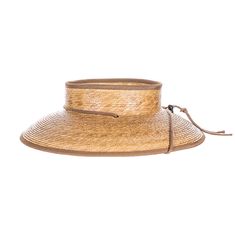 Unisex Open Crown Palm Visor Hat - Scala Hats Visor Cap Scala Hats MS549-lxl Natural L/XL Straw Visor Sun Hat For Kentucky Derby, Adjustable Curved Brim Visor With Upf 50+, Wide Brim Visor For Travel In Spring, Adjustable Visor With Upf 50+ And Curved Brim, Wide Brim Visor For Spring Travel, Adjustable Visor Straw Hat For Outdoor, Brown Visor Sun Hat For Summer, Adjustable Braided Brimmed Boater Hat, Brown Visor Straw Hat For Summer