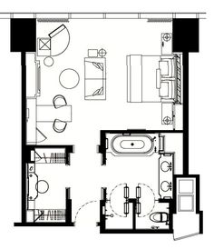 the floor plan for a two bedroom apartment with an open kitchen and living room area