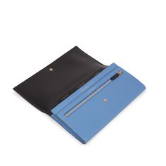 Marshall Travel Wallet in Panama in nile blue | Smythson Christmas Stocking Fillers, Lapis Blue, St Germain, Travel Wallet, New Chinese, Chinese Zodiac, Travel Wallets, Personalized Leather, Small Leather Goods