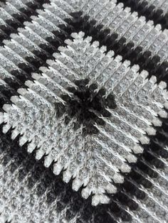 an image of a black and white checkerboard pattern on a piece of cloth