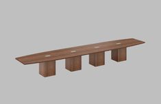 a long wooden bench with three white dots on it