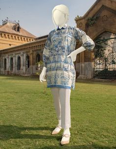 Junaid Jamshed JLAWN S JSU-21-915 BLUES Spring Summer 2021 Casual Fitted Lawn Suit With Printed Motifs, Casual Dabka Sets For Eid, Casual Kurta With Dabka For Spring, Casual Spring Kurta With Dabka Detailing, Unstitched Casual Cotton Lawn Suit, Casual Blue Lawn Suit For Eid, Casual Lawn Suit With Printed Motifs And Long Sleeves, Casual Blue Lawn Suit For Summer, Casual Blue Lawn Suit For Spring