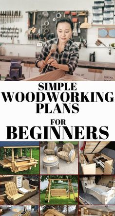 Simple Woodworking Plans For Beginners Wood Projects To Sell, Projects To Sell, Diy Woodworking Projects, Wood Projects For Kids, Woodworking Plans Beginner, Simple Woodworking Plans, Wood Slice Crafts, Craft Room Design, Wood Projects That Sell