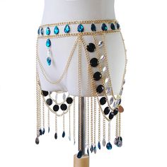 Product information : Material: Acrylic Popular elements: tassels Number of laps of the belt: multiple laps Size Information: Packing list: Waist chain *1 Skirt Chain, Swimsuit Body, Belly Chain, Jewelry Model, Waist Chain, Skirt Women, Chains Jewelry, Waist Belt, Metal Chain