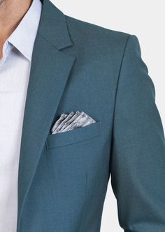 Jacket & pants included. Vest optional. Delivered in just 3 weeks. Free shipping. Covered by our Free Remake Guarantee. Complete the look with Shirts, Ties & Squares. Green Formal Suit With Welt Pockets, Green Suits With Welt Pockets For Semi-formal Occasions, Semi-formal Green Suits With Welt Pockets, Green Semi-formal Suits With Welt Pockets, Green Business Casual Blazer In Suiting Fabric, Green Notch Lapel Suit For Business, Tailored Green Suit, Green Notch Lapel Suits For Tailoring, Green Notch Lapel Business Suit