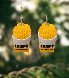 Mini Brands Criss Cut Fries earrings, sold as PAIRS! -Hypoallergenic ear wire! Criss Cut Fries, Mini Brands, Ear Wire, Holland, Jewelry Earrings Dangle, Etsy Earrings, Dangle Drop Earrings, Etsy Accessories, Dangle Earrings