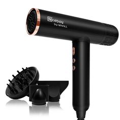 PRICES MAY VARY. 🎀 [High-speed brushless motor] Nicebay high-speed professional hair dryer is equipped with 1600W power and 110000RPM high-speed brushless motor, which can make the wind speed up to 22m/s and dry your hair faster. 🎀 [Healthy hair care] Nicebay hair dryer can produce 3 million high-concentration negative ions per cubic meter, penetrate every strand of hair, prevent hair from drying, and ensure that hair is smoother and shiny. 🎀 [Three temperature settings and wind speed setting Blow Dryer With Diffuser, Hair Dryer Accessories, Blow Dryer Diffuser, Ionic Hair Dryer, Professional Hair Dryer, Healthy Hair Care, Wind Speed, Blow Dryer, Brushless Motor