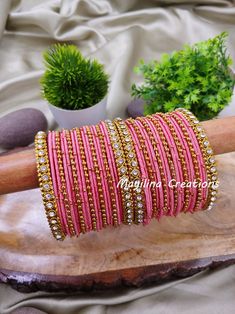 Peach Silk Thread Metal Bangles for Women - Etsy Multicolor Silk Thread Bangle As Gift, Multicolor Silk Thread Bracelets For Gifts, Multicolor Silk Thread Bracelets As Gift, Pink Cutdana Bracelets For Festivals, Traditional Adjustable Pink Bangle, Silk Thread Bangle Bracelets For Festivals, Diwali Silk Thread Bangle Bracelets, Gold Silk Thread Bracelets For Diwali, Diwali Silk Thread Bangle Bracelet