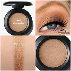 Mac Veluxe Pearl Eye Shadow Shade : Woodwicked -Warm Antique Gold Brand New In Box. Mac Dazzleshadow, Mac Cosmetics Eyeshadow, Mac Eye Shadow, Mac Pigment, Mac Eyes, Makeup Mac, Mac Eyeshadow, Matte Eyeshadow, Mac Makeup