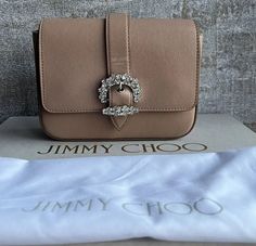 JIMMY CHOO CHERI CROSSBODY HANDBAG BALET PINK SILVER WITH CRYSTAL BUCKLE | eBay Elegant Crossbody Shoulder Bag With Buckle Closure, Luxury Evening Shoulder Bag With Buckle Closure, Elegant Shoulder Bag With Buckle Closure, Designer Evening Bag With Buckle Closure, Luxury Evening Bags With Buckle Closure, Chic Evening Bag With Buckle Closure, Elegant Evening Bag With Buckle Closure, Elegant Crystal Embellished Crossbody Bag, Over The Shoulder Bag