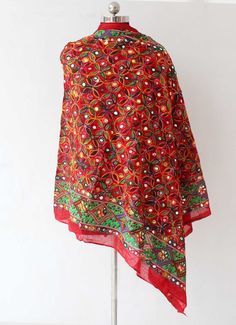 Handmade item,  Handmade Embroidered And Mirror Work Hevy Dupatta For Women, Wedding Return Gift For Women, Rajsthani Fulkari Hevy Dupatta, WELCOME MY SHOP * Color :- as picture Shown Size : 88X44"INCH ( Approx ) Layered Outerwear - Earthy, Traditional,  Note-: Actual colors may vary a little different from those shown due to the nature of photographing and monitor color settings. Returns: Kindly return the item(s) within 14 days of receipt of goods. 100% Customer Satisfaction is our goal. Return Shipping charges to be paid by customer. Sipping Information The package will be shipped within 2 Business Days once the order paid and provide the tracking number. We ship standard shipping . The shipping will take 15-20 (working days) to deliver the package. *PAYMENT :- We accept payment through Festive Cotton Dupatta With Motifs, Red Embroidered Fabric With Motifs, Traditional Multicolor Handwork Dupatta, Embroidered Cotton Dupatta For Puja, Bohemian Cotton Dupatta For Wedding, Red Cotton Dupatta With Floral Embroidery, Resham Embroidered Dupatta For Transitional Festivals, Traditional Red Dupatta With Handwork, Red Embroidered Fabric For Traditional Festival Drape