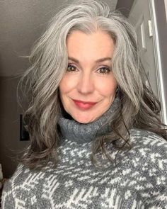 50 Youthful Gray Hairstyles for Over 50 Wavy Gray Hairstyles, Lob Haircut Gray Hair, Shoulder Length Gray Hair Over 50, Shoulder Length Layered Grey Hair Over 50, Shoulder Length Curly Gray Hair Over 50, Long Layered Grey Hair Over 50, Mid Length Curly Grey Hair Over 50, Curly Grey Bob Over 50, Grey Hair With Bangs