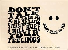 two design bundle - pocket design included with 2 designs to make it look like you're talking