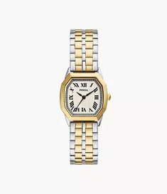 Two Toned Watch, Belly Jewelry, Fossil Watch, Cartier Watch, Three Hands, Two Tone Watch, Steel Watch, Stainless Steel Watch, Fall 2024