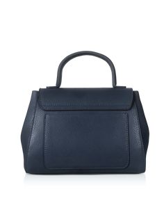 Hammered leather top handle lady handbag with adjustable crossbody strap included. Comfortable to use during the day it has a perfect design to take it to work or to important meetings. Spacious but not too big it lends itself well to follow you during every activity of the day, and maybe, even of the night. Navy color. Made in Italy. 100% Calf Leather  When not being used, we suggest to avoid storing the bag in humid places or near heat sources.  We suggest to store it in its dust bag. Navy Handbag, Lady Fingers, Bag Suitcase, Gifts For New Mums, Women Accessories Bags, Pearl Jewellery Earrings, Follow You, Work Bags, Handbag Shoes