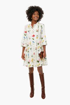 Fresh Buds Royal Shirt Dress | Tuckernuck Black Southern Belle, Porch Party, Southern Belle, The Closet, Low Iron, Elbow Length Sleeve, Font Styles