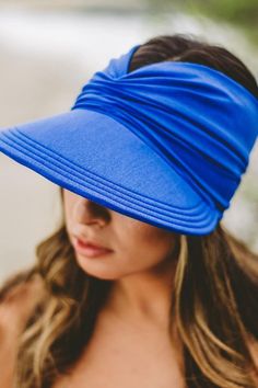 From sunny days by the beach or the pool. to soccer practice amd any outdoor activity. this summer visor hat will be protecting your beautiful face from unwanted sun rays all summer long and every day! Style it with your hair up. down. or in a braid and look elegant and glam during the heat days. Spring Brimmed Visor With Upf 50+, Spring Upf 50+ Brimmed Visor, Casual Sun Hat With Uv Protection For Sunbathing, Uv Protection Hat For Pool, One Size Fits Most, Solid Color Visor With Upf 50+, Uv Protection Hat For Pool, Trendy Sun Hat With Uv Protection For Sunbathing, Casual Sun Visor Hat For Sunbathing, Solid Color Summer Visor Sun Hat