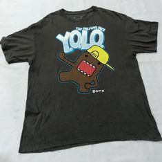 Vintage Domo Kun YOLO You Only Live Once Shirt Outfit  Shirt Outfit Idea Easy 30 day return policy Scene Shirts, Kawaii Pattern, Domo Kun, Silly Clothes, Y2k Kawaii, Only Live Once, Vintage Hip Hop, Retro Shorts, Fashion Graphic