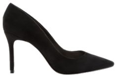 Elegant Sculpted Heel For Date Night, Elegant Heels For Date Night, Modern Pointed Toe Heels For Date Night, Elegant Leather Heels For Date Night, Elegant Heels With Sculpted Heel For Night Out, Sleek 4-inch Suede Heels, Sleek Suede Heels With 4-inch Heel, Chic Suede High Heels, Sleek Suede Heels With Sculpted Heel