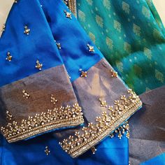 Handwork Design, Model Blouse, Aari Work Blouse, Blouse Models, Simple Embroidery, Maggam Work, Hand Embroidery Design Patterns