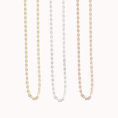 This minimalist, dainty chain is a must-have for every jewelry lover and the perfect base for layering other designs. It is also a great, simple chain if you're looking for something to string a small pendant on! Handcrafted in our Salt Lake City studio ✨ Gold Chain Choker, Gift Wrap Box, Simple Chain, Dainty Chain, Chain Extenders, Small Pendant, Matching Bracelets, Chain Choker, Dainty Necklace