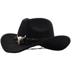 Black Western Cowboy, Cowgirl Hat, Multicolor Bull Strap, Men Women, One Size Emo Cowboy Hat, Punk Cowboy Hat, Goth Cowboy Hat, Black Cowboy Hat Outfit, Acl Fits, Romantic Skeletons, Goth Hats, Goth Western, Emo Cowgirl