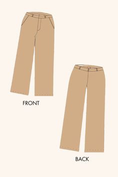 'Maya' Wide Leg Pants Sewing Pattern by Winslet's| Beginners – Winslet's Patterns Wide Leg Pants Sewing Pattern, Pants Sewing Patterns, Smart Casual Tops, Trousers Sewing Pattern, Wide Leg Pants Pattern, Trousers Pattern, Plus Size Patterns, Pants Sewing, Pants Sewing Pattern