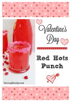 valentine's day red hots punch