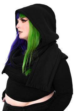 cozy fleece oversized scarf hood Duchess Dress, Oversized Trench Coat, Fleece Scarf, Scarf Accessories, Eve Dresses, Hoodie Cardigan, Gorgeous Clothes, Black Scarf, Wrap Scarf