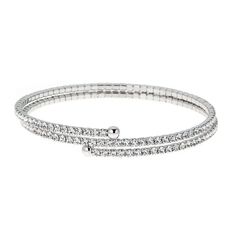 The Double Diana Bracelet gives the natural look of stacking the elegant bracelet, in one simple piece. 2" inside diameter 3/8" wide Slip on bracelet Delicate White Bangle Bracelet, Elegant Polished Bangle Diamond Bracelet, Sparkling White Gold Bangle Bracelet, Elegant White Gold Diamond Bangle Bracelet, Silver Gold-plated Diamond Bangle Bracelet, Wallet Pouch, Elegant Bracelet, Wedge Sneakers, Book Decor