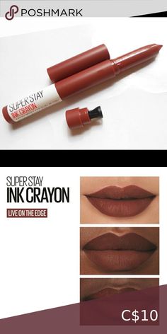 Maybelline Superstay Ink Crayon Maybelline Superstay Ink Crayon, Olive Skin Lipstick, Perfect Lipstick Shade, Best Eyeshadow Palette, Lipstick For Fair Skin