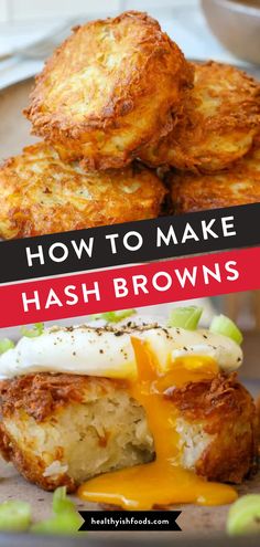 How to make hash brown potatoes Hash Brown Recipes Dinner, Breakfast Potato Ideas, Hash Brown Recipes, Brunch Potatoes, Homemade Hash Browns, Homemade Hashbrowns, Hashbrown Recipes, Recipes Casserole, Breakfast Potatoes