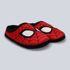 Step into comfort and fun with Marvel Spider-Man Men's Scuff Slippers in Red. These cozy slippers feature your favorite Marvel character, bringing a fun touch to your loungewear. Made from lightweight and durable material, making them perfect for relaxing at home. Ideal for Spider-Man fans, these slippers combine comfort and style with cushioned footbed and non-marking sole and a bit of childhood magic in every step. Cozy Slippers, Suede Clogs, Texas Tech Red Raiders, Clog Slippers, Moccasins Slippers, Sneaker Slippers, Slippers Cozy, Rubber Shoes, Knitting Women Sweater