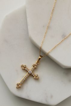 14k gold filled chain and cross pendant CZ stones 38mm x 20 mm 14k Gold Filled Cross Pendant Jewelry With Adjustable Chain, Gold Chain Jewelry With Cross Pendant, Gold Plated Crucifix Jewelry With Adjustable Chain, Yellow Gold Cubic Zirconia Cross Necklace, 14k Gold Cross Necklace With Adjustable Chain, Cubic Zirconia Cross Jewelry With Adjustable Chain, Gold Plated Adjustable Chain With Cross Pendant, Gold Plated Cross Pendant Jewelry With Adjustable Chain, Gold Plated Cross Pendant Necklace With Gold Chain