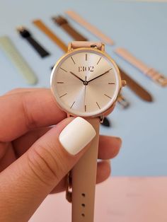 💰 💰 BUY MORE, SAVE MORE! Save 20% off when you buy 2, and save 25% off when you buy 3 or more items from this shop! 💰 💰 Watch ⌚ Details:  Case Size: 32mm  Case and Dial Color: Rose Gold Case/Sunray Silver Dial  Strap Width: 14mm  Strap Materials: Genuine Italian Leather or Stainless Steel Mesh Band  Attributes: 3ATM Water Resistant, Japanese Quartz Movement, Interchangeable Straps Feel good about your purchase. For every watch we sell, we give 5% of the profits to charity. Also, each watch c Everyday Round Watches With Leather Strap, Everyday Watch Accessories With Bracelet Strap And Round Dial, Everyday Quartz Watches With Round Dial, Everyday Watches With Bracelet Strap, Everyday Round Watches With Bracelet Strap, Leather Strap Watch As Gift, Leather Strap Watches As Gifts, Everyday Analog Watch With Round Dial, Gift Watches With Bracelet Strap And Round Dial