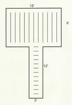 a drawing shows the height of a square with two lines on each side and one line at the top