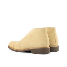 Dandy Chukka Boots - Q by QS Business Desert Boots In Suede With Moc Toe, Beige Plain Toe Boots With Leather Sole, Casual Suede Desert Boots With Goodyear Welt, Beige Suede Chelsea Boots With Round Toe, Beige Suede High-top Desert Boots, Beige High-top Suede Desert Boots, Classic Beige Desert Boots With Suede Lining, Beige Desert Boots With Stitched Sole And Round Toe, Classic Beige Boots With Suede Lining