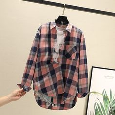 Brand Name: AlifestyleMaterial: PolyesterClothing Length: RegularAge: Ages 18-35 Years OldCollar: Turn-down CollarGender: WOMENDecoration: NONESleeve Length(cm): FullSleeve Style: RegularStyle: CasualFabric Type: BroadclothPattern Type: PlaidModel Number: CS335Type 1: women blousesType 2: women topsType 4: button down shirt for womenType 5: button up shirtType 6: autumn tops for women 2020Type 7: shirts for womenType 8: blouse women 2020Type 9: shirts womenType 10: women shirts blousesType 11: b Autumn Tops, Blouses Women, Button Outfit, Fashion Autumn, Women Blouses, Plaid Fashion, Women Shirts Blouse, Tops Fall, Hot Dress