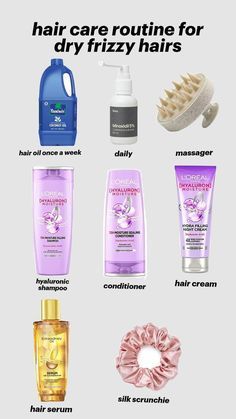 Dry Frizzy Hair, Frizzy Hair, Hair Cream, Hair Serum, Hair Tips, Dry Shampoo