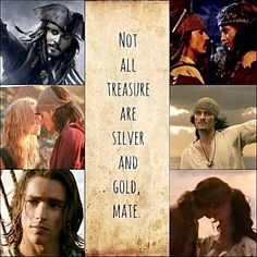 some pictures with pirates and the words not all treasure are silver and gold matee