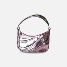 Polyurethane blend composition  Zippered closure on top   Adjustable shoulder strap   Mugler branding at front  Spiral curve construction     Style: 24p10sa0039687-3519  Color: Pink  Material: 66% Polyurethane / 34% Polyester Summer Monogram, Clogs Heels, Loafer Mules, Marine Serre, Socks And Sandals, Clarks Originals, Fall Kids, Sandals For Sale, Swim Accessories