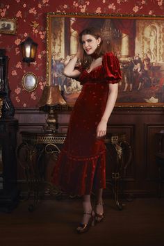 Winnie Velvet Embossed Maxi Dress Period Dresses, Velvet Necklace, Rose Velvet, Red Floral Dress, Lace Bodycon, Autumn 2024, Vintage Inspired Dresses, Traditional Fashion, Burgundy Dress