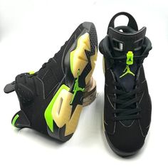 Air Jordan 6 Retro 'Electric Green' Youth Size: 7y ---> Womens Size 8.5 Style Code: Ct8529 003 Colorway: Black/Electric Green Preowned - Excellent Condition - See Photos For More Details Bundle Any 2 Items - Any Price - For Automatic 20% Discount. All Offers And Bundles Are Very Appreciated. All Items Are Shipped Within 24 Hrs. We'll Respond To All Questions And Comments Promptly. **** All Items Are Negotiable. Reasonable Offers Are Accepted ***** Thanks For Stopping By - @Footdecors Air Jordan 6 Retro, Jordan 6 Retro, Electric Green, Air Jordan 6, Jordan 6, Kids Jordans, Jordan Shoes, Green Colors, Air Jordan