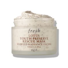 An instant radiance-revealing facial in a jar that targets dull, rough, and uneven skin for a smoother, brighter complexion Exfoliating Face Mask, Fig Fruit, Smooth Skin Texture, Red Algae, Skin Care Steps, Uneven Skin, Flower Extract, Dull Skin, Fresh And Clean