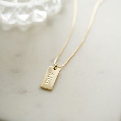 Personalized name & date necklace made just for you! Perfect for remembering key dates like weddings & anniversaries, graduations, and so much more! - - - D E T A I L S- - -• Made of 925 Sterling Silver• Available in 14k Gold, or Rhodium plated (we use a very THICK plating for a piece that will be with you for years to come!)• Nickel-free & Hypoallergenic• DIMENSION: 16mm x 8mm •Comes with a 3" Extension Chain ♡ HOW to ORDER: ♡1. Use the "PERSONALIZATION BOX" to input the DATE/NAME/LETTERS /SYMB Minimalist Personalized Charm Necklaces For Anniversary, Minimalist Personalized Charm Necklace For Anniversary, Dainty Hand Stamped Necklaces For Anniversary, Classic Everyday Custom Name Necklaces, Minimalist Personalized Necklace For Everyday, Everyday Personalized Minimalist Custom Necklace, Everyday Minimalist Personalized Necklace, Minimalist Hand Stamped Necklaces For Anniversary Gift, Minimalist Adjustable Name Necklace For Anniversary