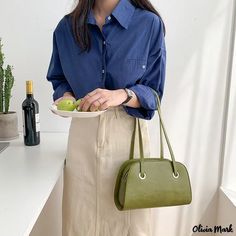 Olivia Mark - New women's bag design trend retro underarm bag senior sense of hand-carried ladies shoulder bag Details Pictures, Trend Style, Underarm Bag, Word Wrap, Bag Design, White Space, Bird In Bag, Pocket Detail, Olivia Mark